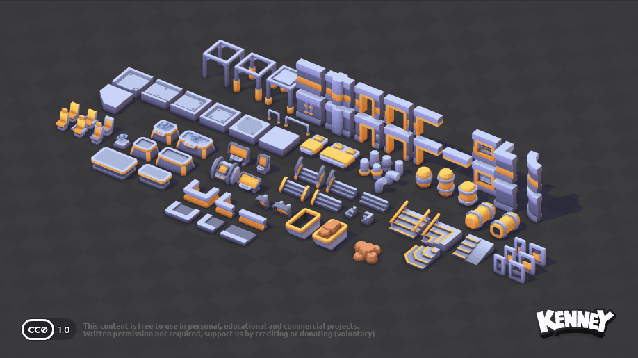 Preview 3 of Kenney Space Station Kit: 97 Interior Modules
