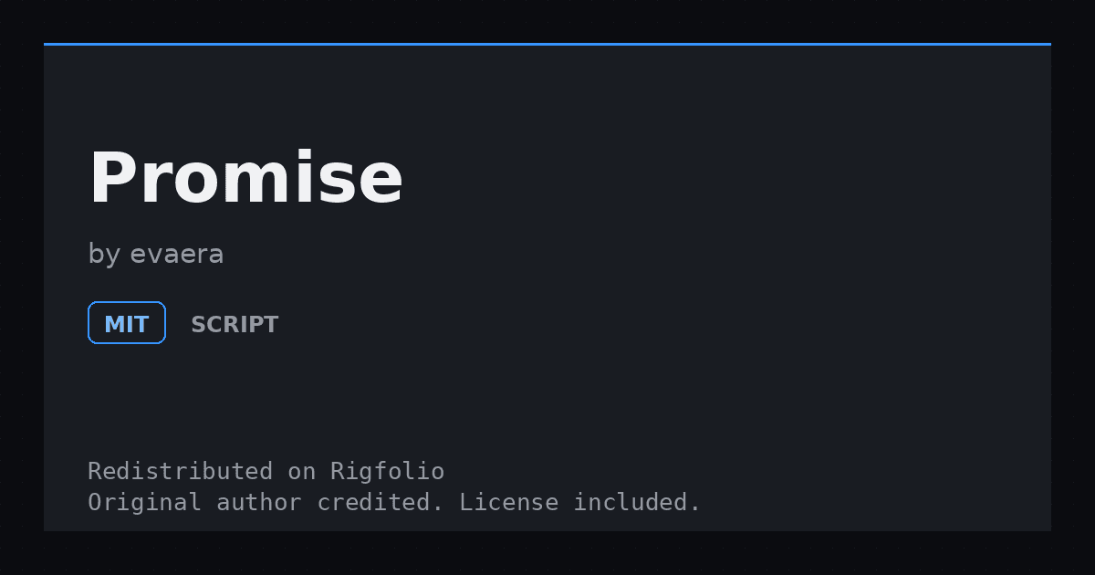 Preview of Promise