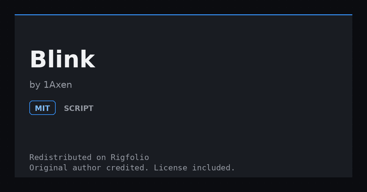 Preview of Blink