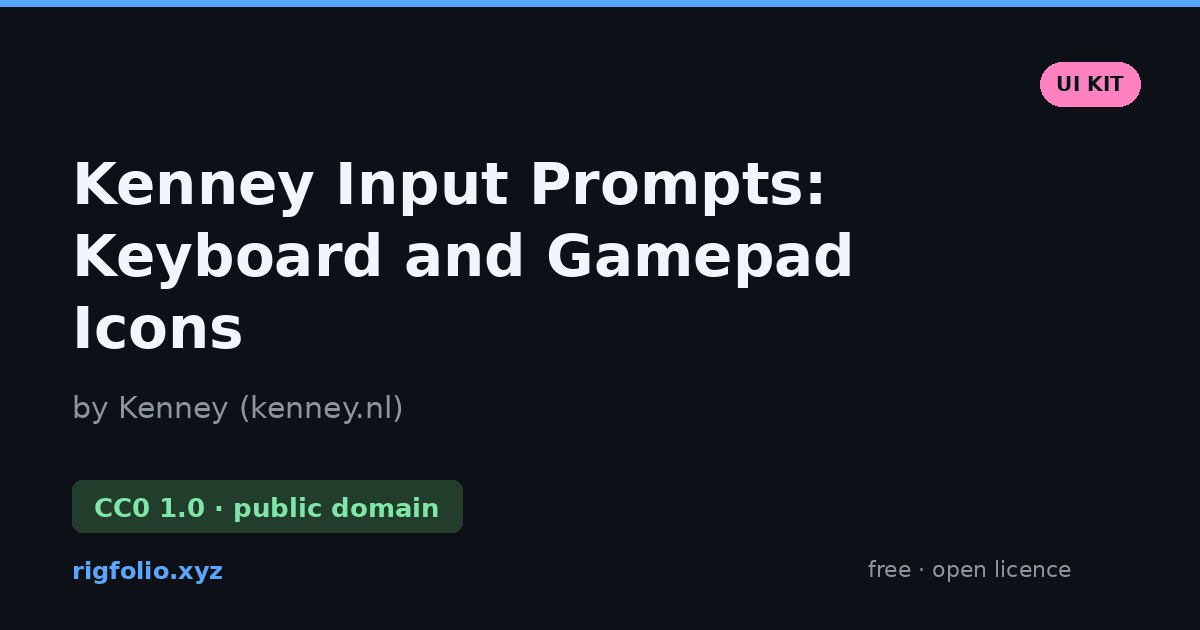 Preview of Kenney Input Prompts: Keyboard and Gamepad Icons