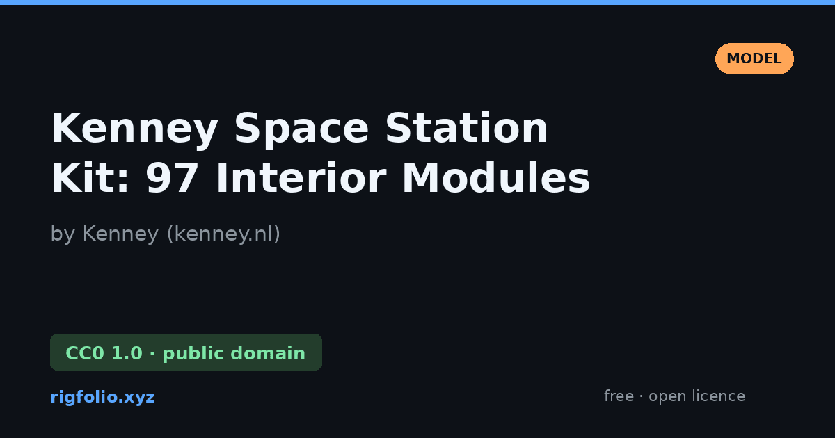 Preview of Kenney Space Station Kit: 97 Interior Modules