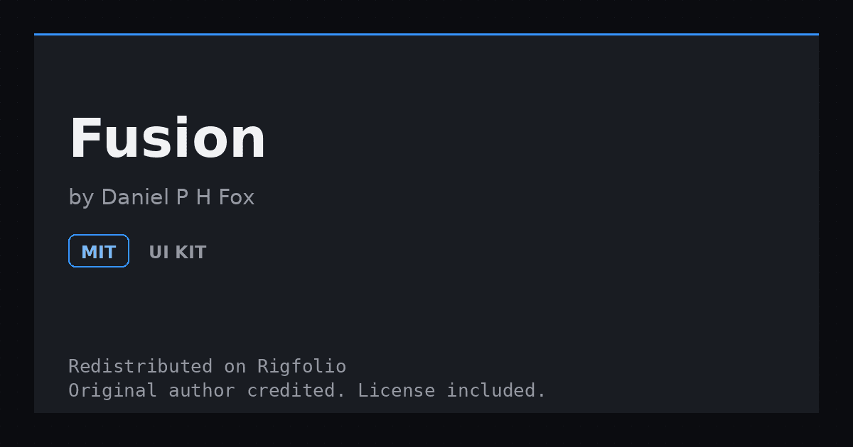 Preview of Fusion